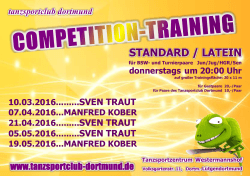 standard / latein - Tanzsportclub