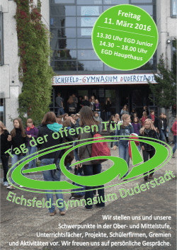 Flyer - Eichsfeld