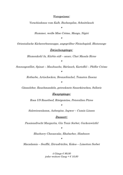 Gro&szlig;e K&uuml;che in kleinen G&auml;ngen serviert.(PDF-Download)