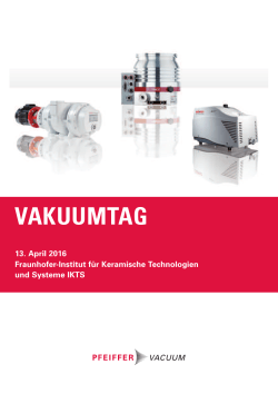 vakuumtag - Fraunhofer IKTS