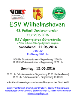 - ESV Wilhelmshaven