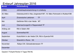 Entwurf Jahresplan 2016 - IPZV Lüneburger Heide uUeV