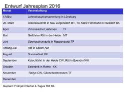 Entwurf Jahresplan 2016 - IPZV Lüneburger Heide uUeV