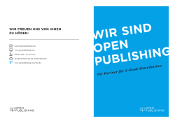 Ihr Partner f&uuml;r E-Book