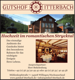 Hochzeit im romantischen Strycktal