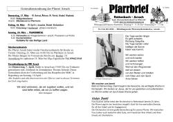 Pfarrbrief
