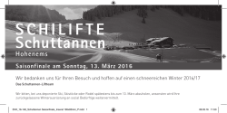 Inserat Gemeindeblatt - SV