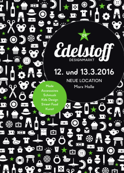 Flyer - Designmarkt Edelstoff