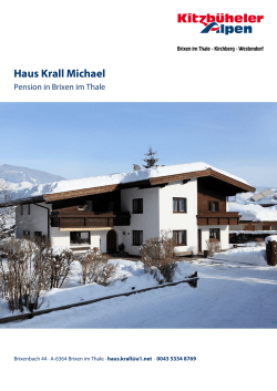 Haus Krall Michael in Brixen im Thale