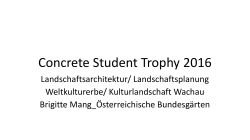 Concrete Student Trophy 2016