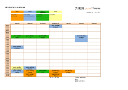 group-fitness kursplan