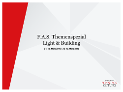 FAS Themenspezial Light & Building