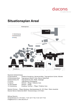 Situationsplan Areal - Spitalinformation.ch