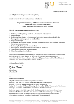 Ohne Titel - B&uuml;rgerverein Bamberg