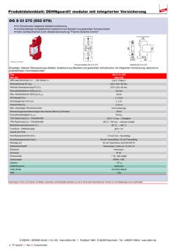 DEHNguard® modular mit integrierter Vorsicherung DG S CI 275