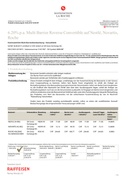 6.20% pa Multi Barrier Reverse Convertible auf Nestlé