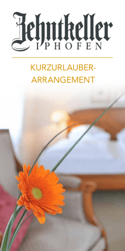 kurzurlauber- arrangement