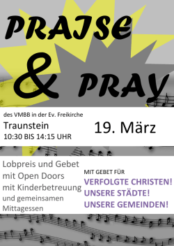 praise pray - Traunstein