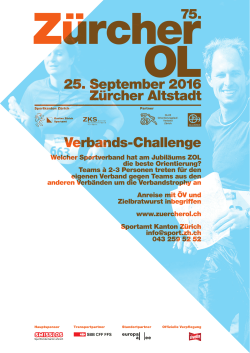 Flyer Verbands-Challenge 2016 - Sportamt