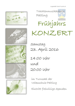 KONZERT - TMK Palting