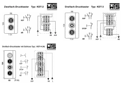 Drucktaster KDT-2 + KDT-3 + KDT-4