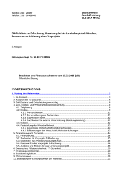 Inhaltsverzeichnis