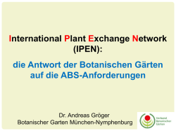 IPEN - Botanischer Garten und Botanisches Museum Berlin
