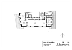 Grundrisspl&auml;ne 4. Obergeschoss M. 1 : 200