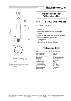 FFAK 17PTD3001/S35 Technische Daten