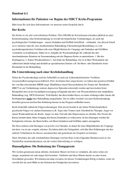 Info Vorgespr&auml;ch MBCT Krebs