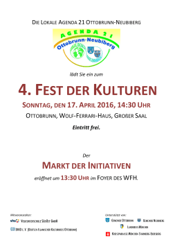 g4.FEST DER KULTUREN - Agenda 21 Ottobrunn