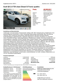 Audi Q5 2.0 TDI clean Diesel S-Tronic quattro