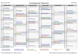 Tarockkalender Österreich