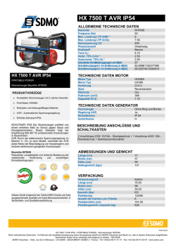 HX 7500 T AVR IP54