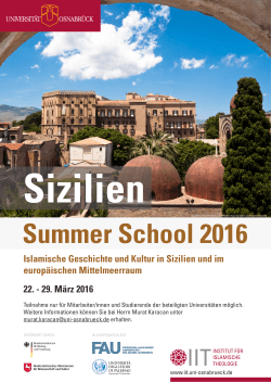 Islamische Geschichte und Kultur in Sizilien und im europäischen