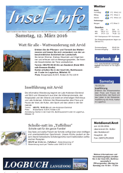 Samstag, 12. März 2016 - Langeoog