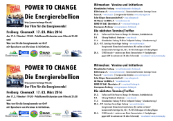 POWER TO CHANGE Die Energierebellion