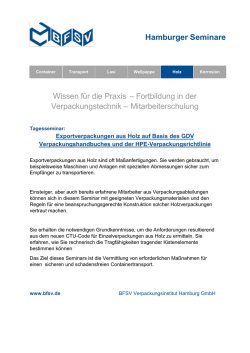 Hamburger Seminare Wissen f&uuml;r die Praxis