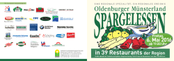 Spargelflyer zum Download! - Verbund Oldenburger Münsterland