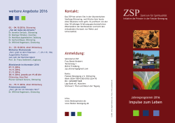 ZSP Jahresprogramm 2014