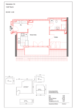 Grundriss mit Maßangaben