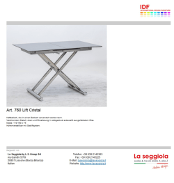 Mehrzwecktische, Multi-Funktion Tische - Art. 760 Lift