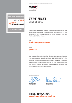 Innovationspreis IT Mittelstand