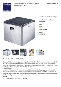 Dometic CombiCool ACX 40 G K&uuml;hlbox