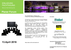 13.April 2016 - E.W.Gohl GmbH