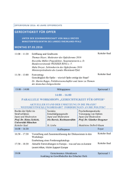 gerechtigkeit für opfer