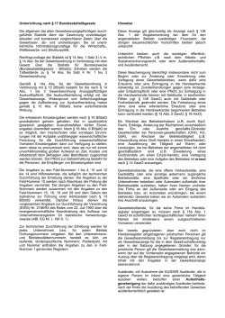 Hinweise nach &sect; 17