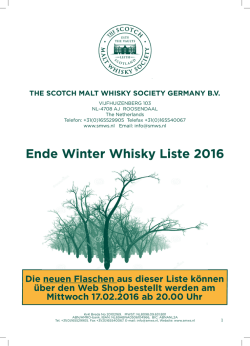 Here - The Scotch Malt Whisky Society