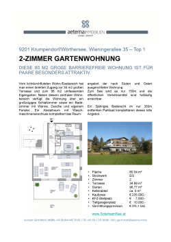 Factsheets - Projekt Solaris in Krumpendorf