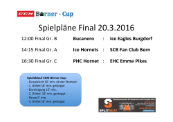 Final _Turniere 20.3 - Bärner-Cup